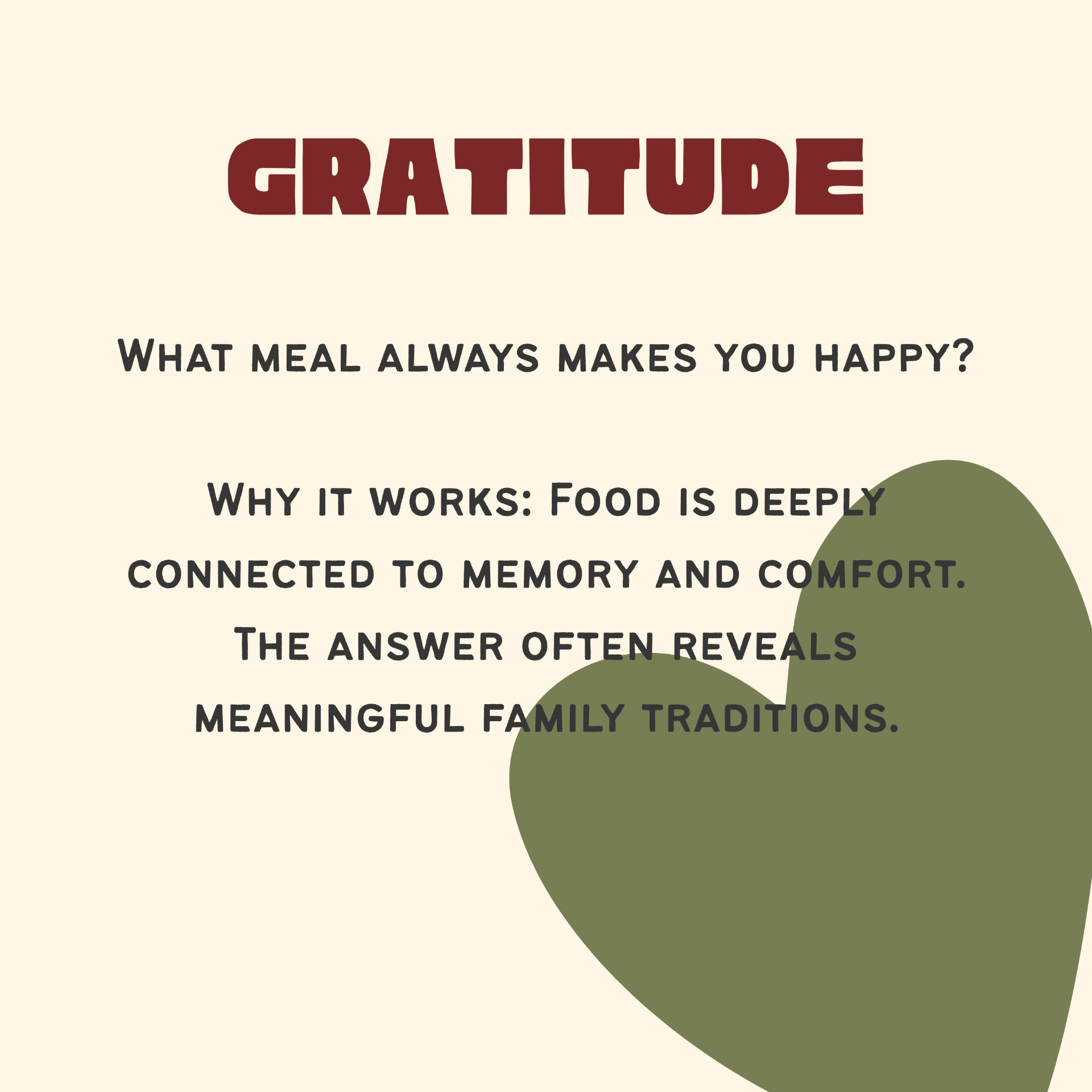Gratitude card from The Analog Family Conversation Deck