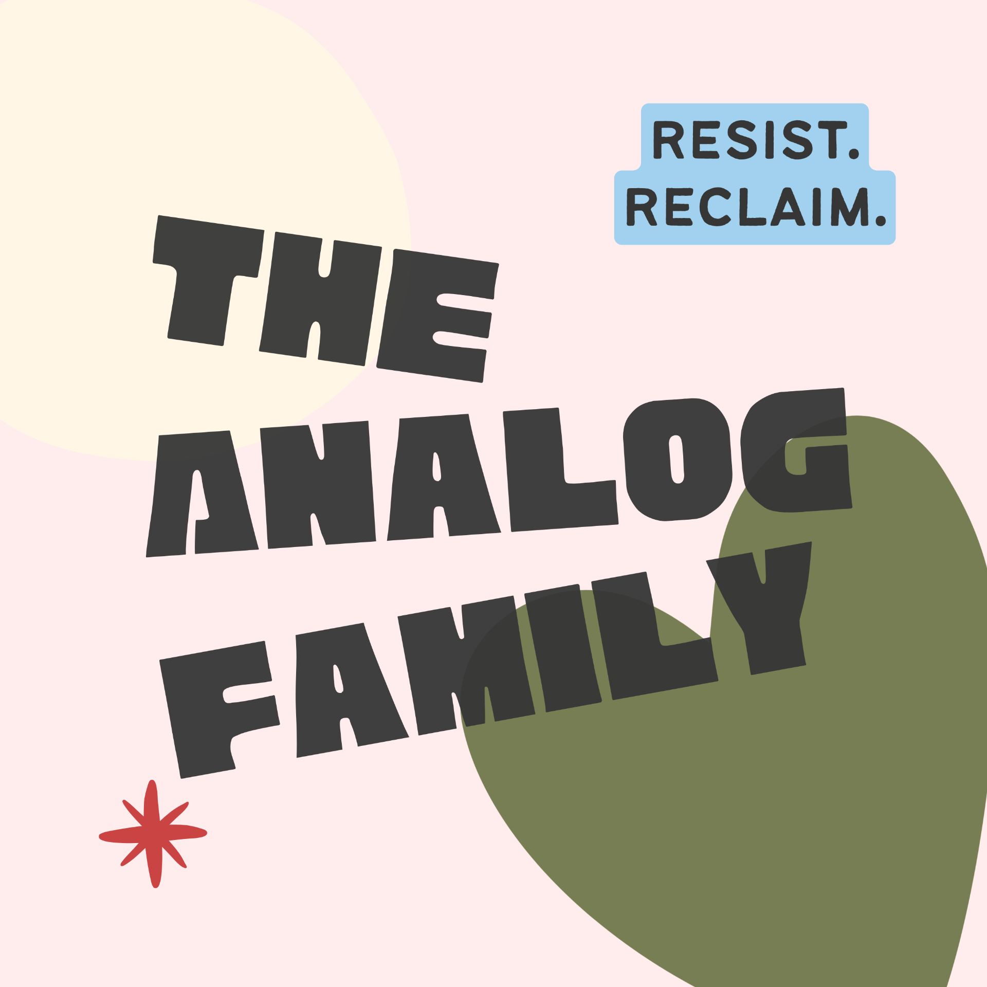 Cover card from The Analog Family Conversation Deck