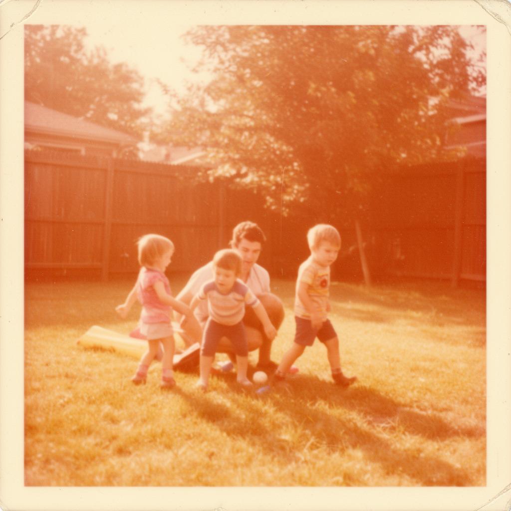 Founder with kids